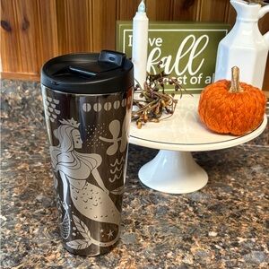 Starbucks 2017 Black & Silver Travel Mug